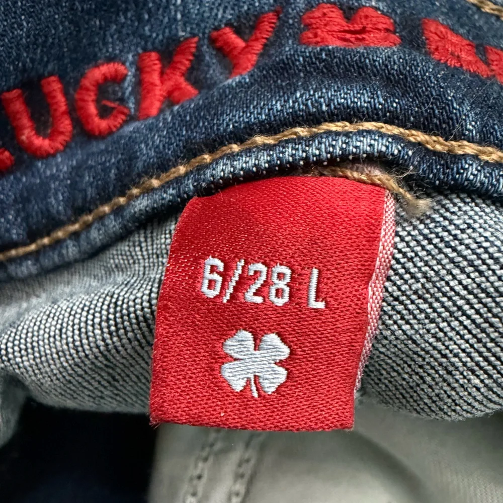 Lucky Brand Zoe Dark Blue Straight Leg Jeans - Picture 7 of 8
